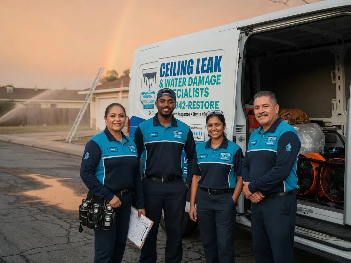 Ceiling Leak Cleanup company in Barry, MN