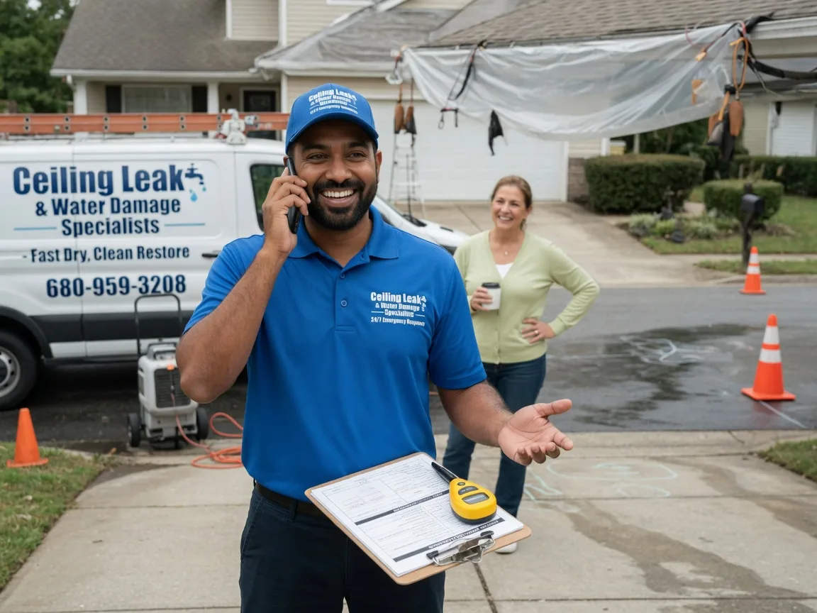 Ceiling Leak Cleanup Barry, MN FAQs